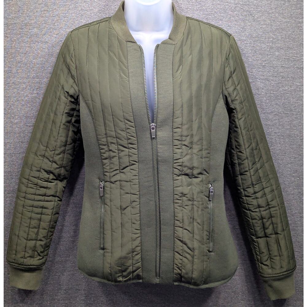 Fabletics Womens Jacket - Green, Partial Puffer, … - image 1